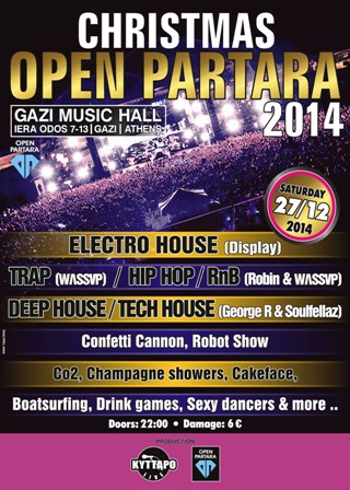 You are currently viewing CHRISTMAS OPEN PARTARA