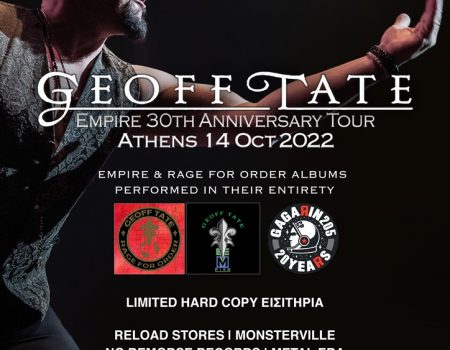 GEOFF TATE EMPIRE 30th ANNIVERSARY TOUR