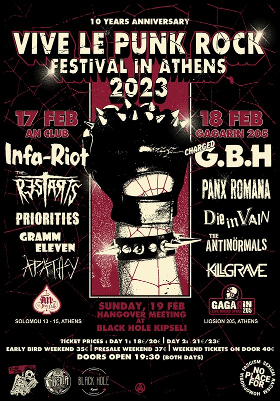 You are currently viewing 10 Χρόνια VIVE LE PUNK ROCK FESTIVAL IN ATHEN