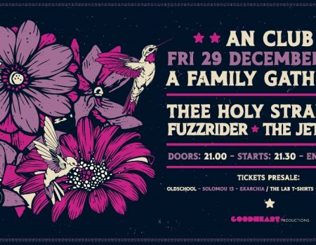 THEE HOLY STRANGERS / FUZZRIDER / THE JET BLACK   στο AN CLUB!