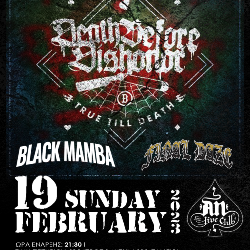 DEATH BEFORE DISHONOR Live at An Club!