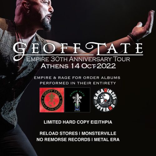 GEOFF TATE EMPIRE 30th ANNIVERSARY TOUR